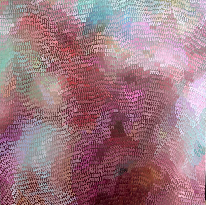 Untitled (Red Rainbow) Mini 2025 | 20"x20"