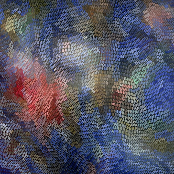 Untitled (Smalt Blue) Mini 2025 | 20"x20"